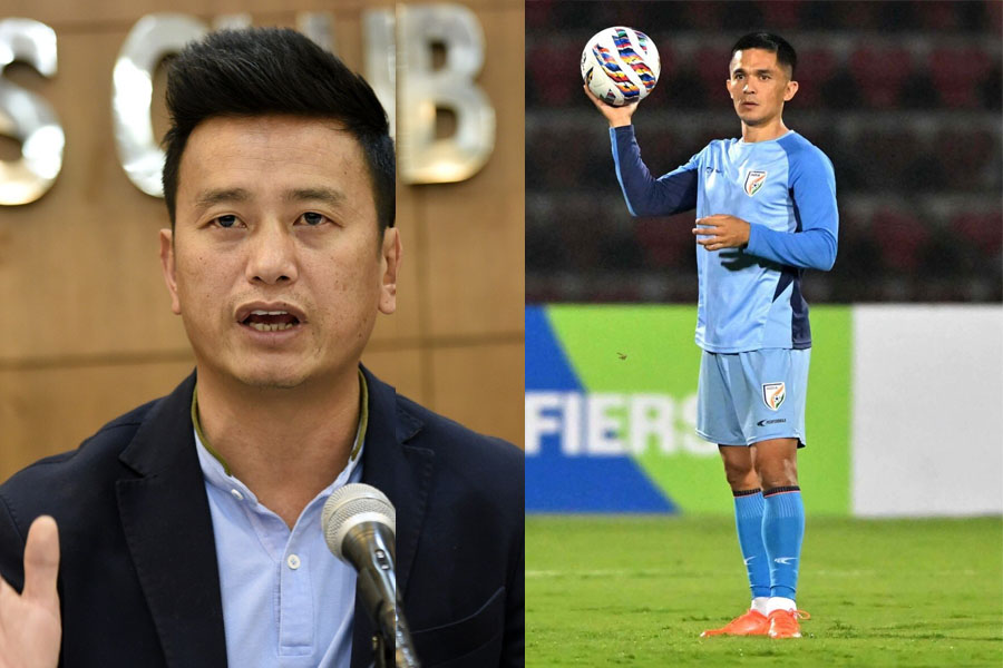 Bhaichung Bhutia slams AIFF president over Indian team's loss