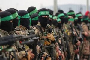 Footage emerged purporting to show Palestinians attacked by Hamas