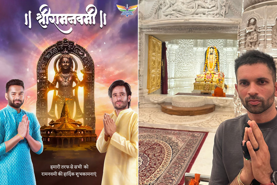 Cricketers like Keshav Maharaj, David Warner and IPL franchises and Sevilla fc wishes Ram Navami