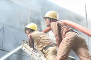 Massive fire broke out at Howrah's factory