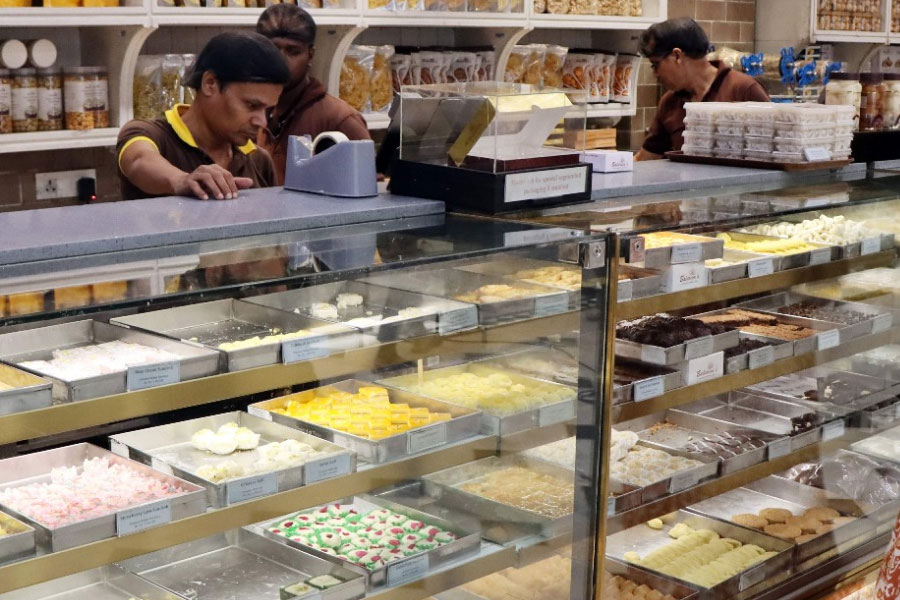 Day before Jamai shasthi sweet market is bustling