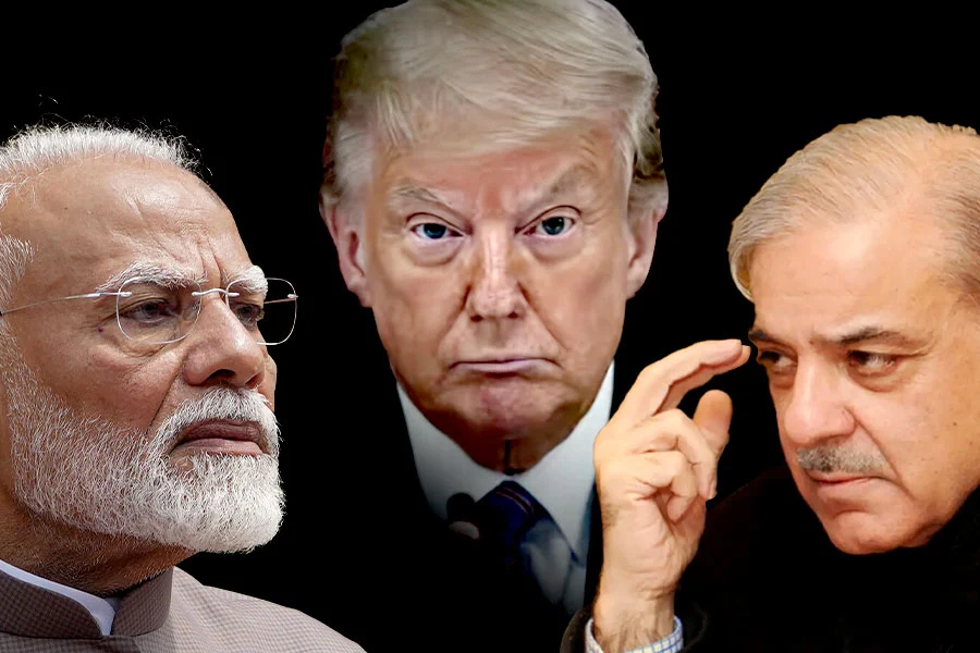 In a first, Donald Trump credits India-Pak for truce