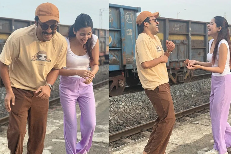 Soham Mazumder and Debchandrima Singha Roy in raja chanda's new venture