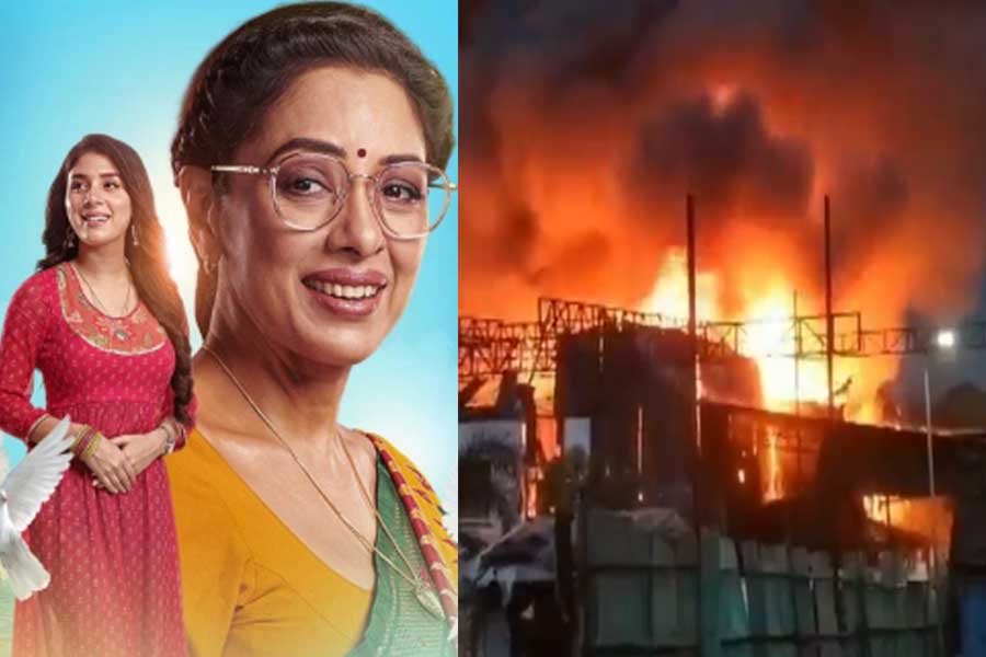 Massive fire broke out on the set of popular TV show 'Anupamaa'