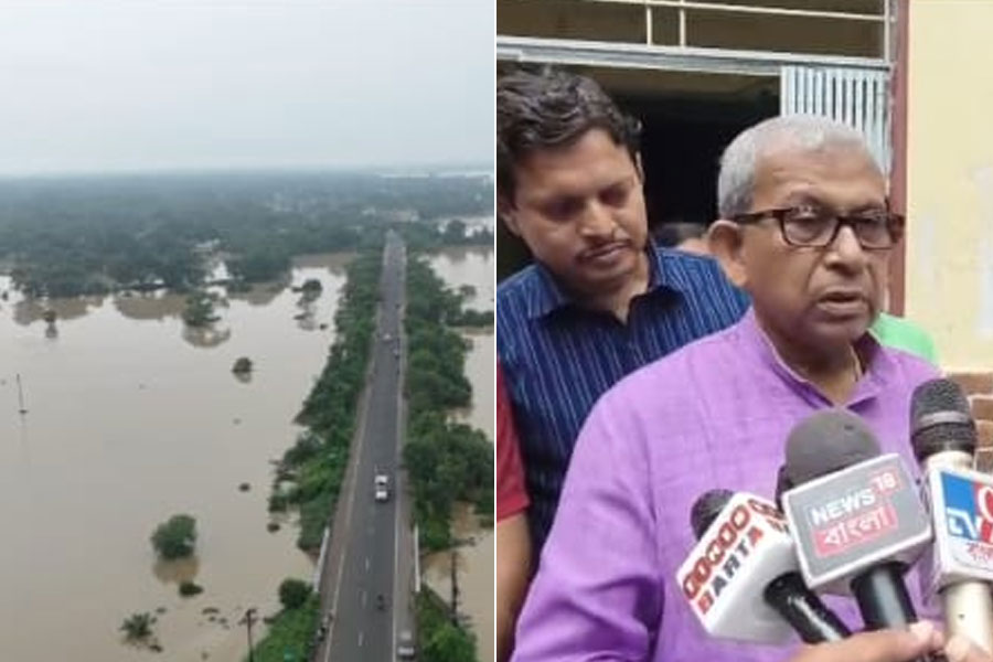 Manas Bhuiyan slams DVC for releasing huge water in Ghatal