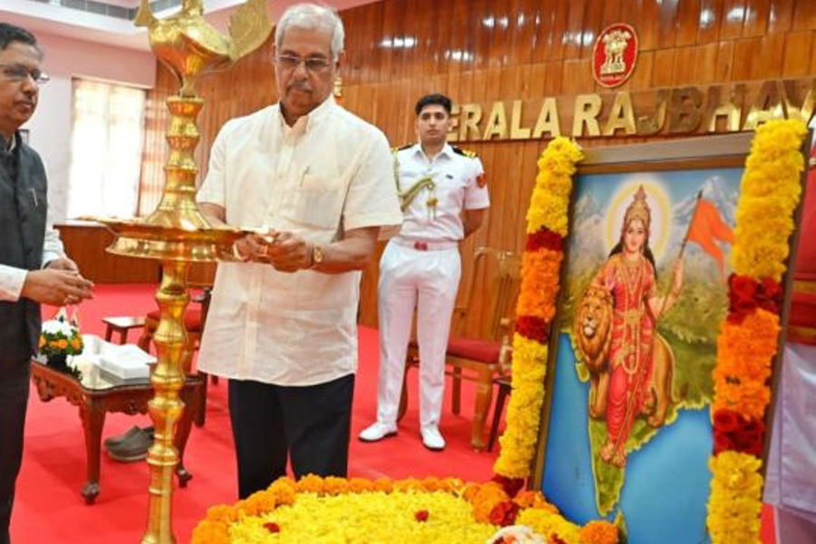 Row over Bharat Mata image, Kerala govt moves event out of Raj Bhavan