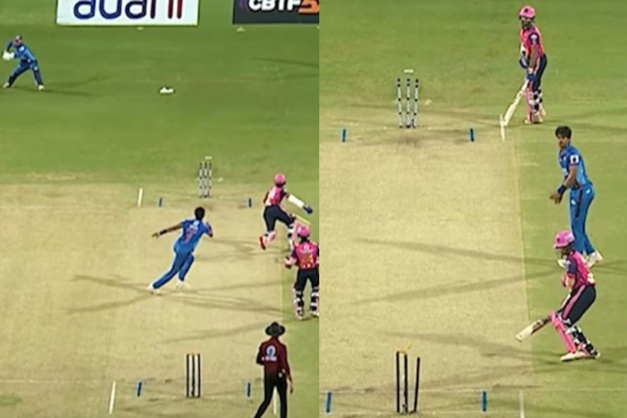 Freak Run Out In Maharashtra Premier League as Wicket-keeper hits stumps on both sides in one throw