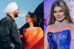Rakhi Sawant supports Diljit Dosanjh amid Hania Aamir