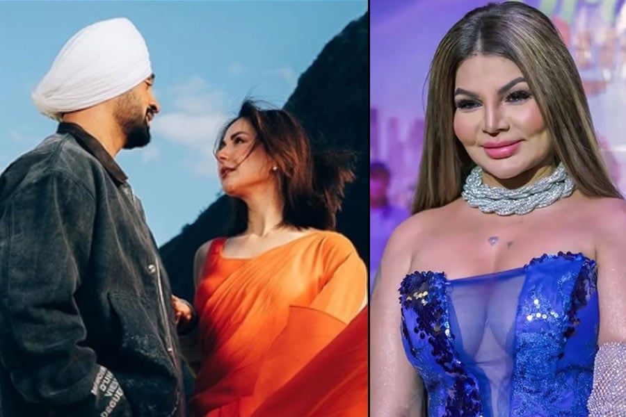 Rakhi Sawant supports Diljit Dosanjh amid Hania Aamir