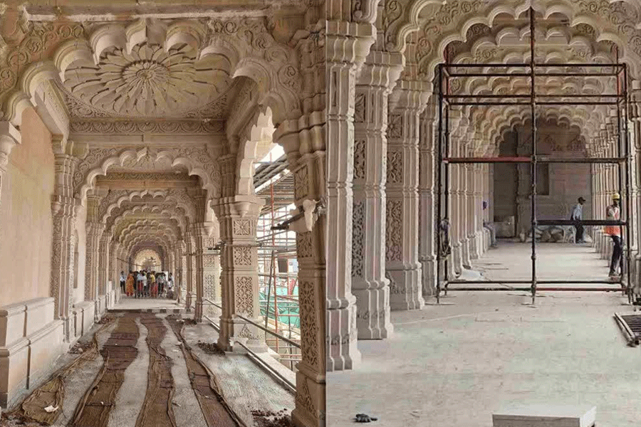 Ram Mandir Construction Speeds Up in Ayodhya Under Yogi's Supervision