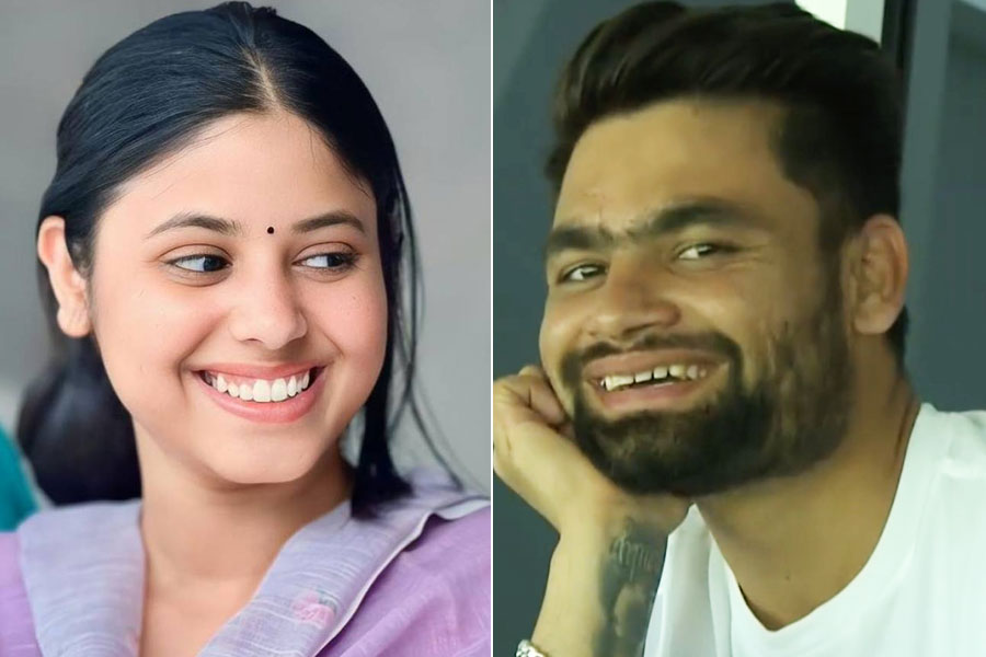 Rinku Singh and Priya Saroj are officially engaged and couple's first picture out
