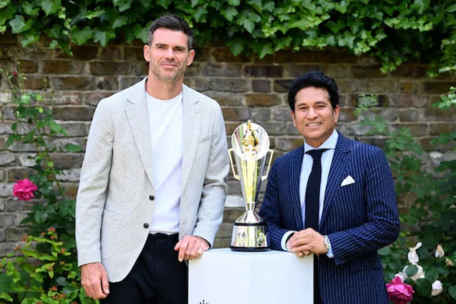 Pataudi past, Tendulkar-Anderson trophy unveiled