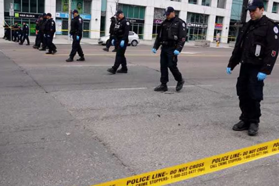 Toronto shooting: hunt on for gunman