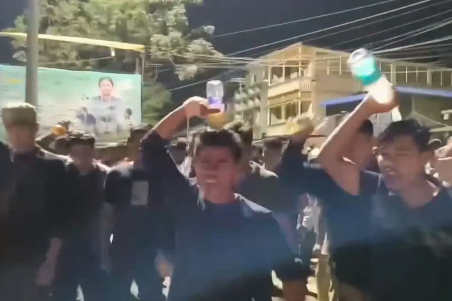 Protesters Pour Petrol On Head, Threaten To Set Themselves On Fire In Manipur