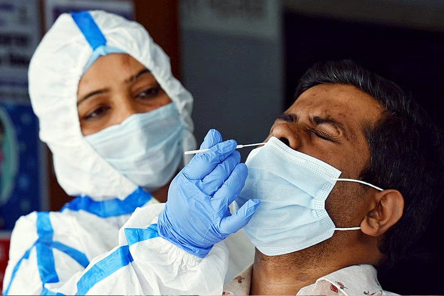India's Covid Cases Rise Over 1,200% In A Week