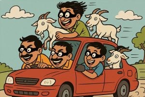 Offbeat News: Three youths drove to Purba Bardhaman to Kolkata for looting, this happend