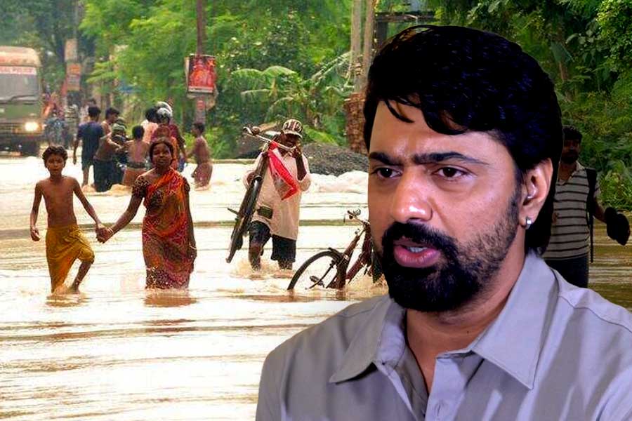 TMC MP Dev slams BJP MLA over Ghatal flood