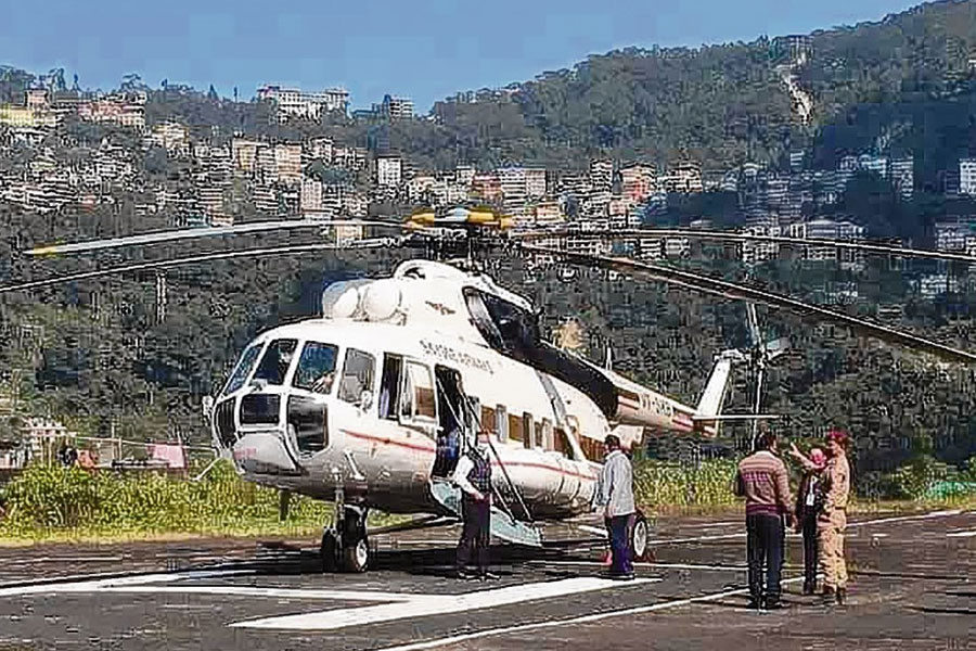 10 seater helicopter service will start from Bagdogra to Gangtok