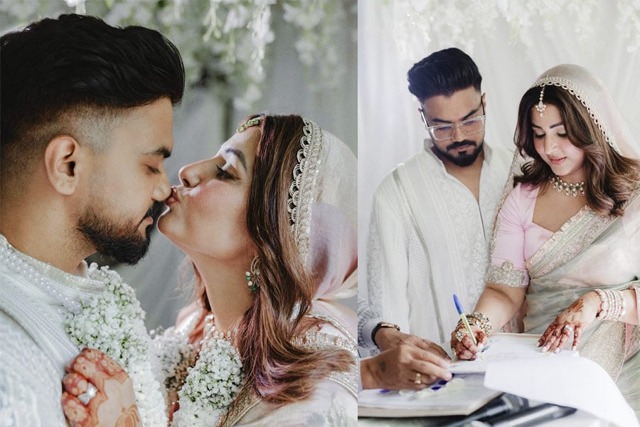 Hina Khan Marries Kolkata guy Rocky Jaiswal, FIRST Photos