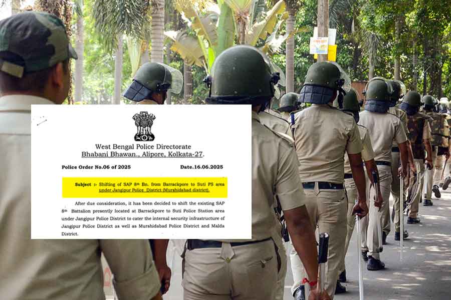 No. 8 Bttn of armed force of West Bengal Police shifted to Suti, Murshidabad from Barrackpore