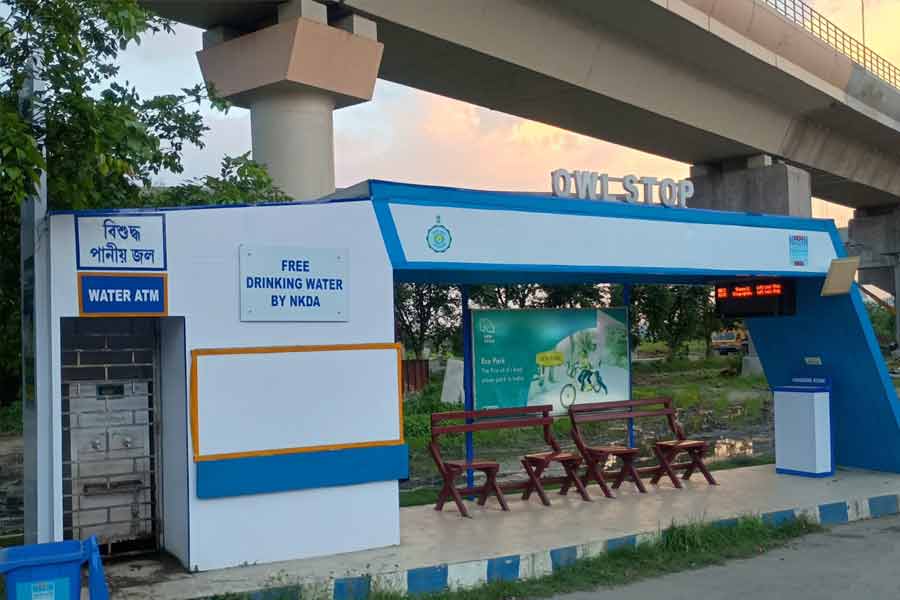 NKDA takes initiative to renovate 'smart' passenger waiting area in Newtown