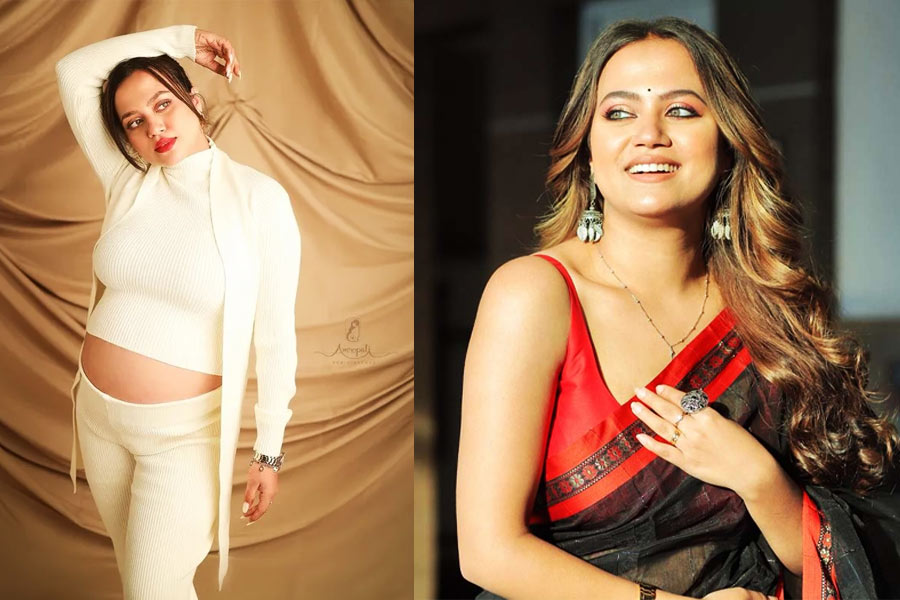 Actress Ahona Dutta blessed with baby girl