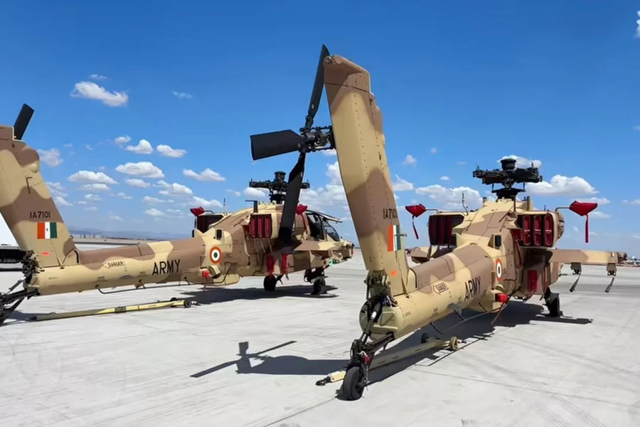 Apache helicopters finally arrive after 15-month delay, Army hails milestone moment