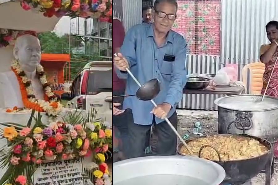 Controversy raised in BJP regarding lunch menue to celebrate Shyamaprasad Mukherjee's birth anniversary in Kalyani