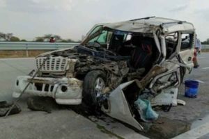 Four people killed in a road accident in Belda