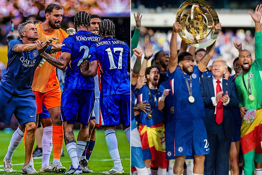 PSG coach slaps Chelsea star, Trump's 'rudeness' on stage, huge drama at Club World Cup!