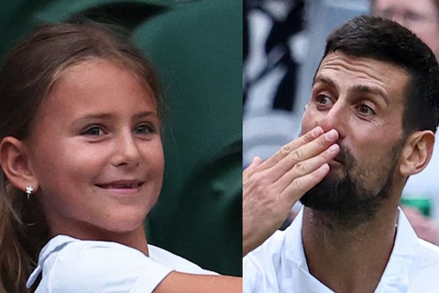 Novak Djokovic creates new record in Wimbledon and did a special celebration with daughter