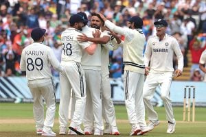 England is reeling under the power of Bengal's pacers