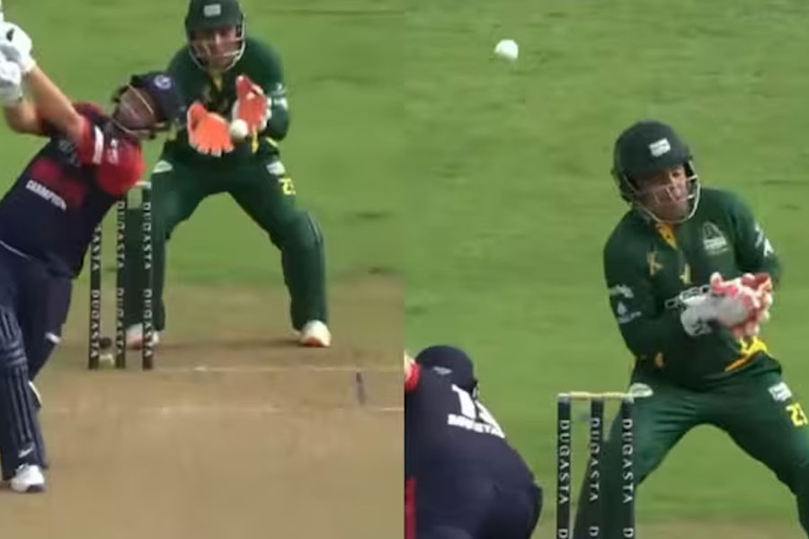 Kamran Akmal fumbles behind stumps 'like old times' and video goes viral
