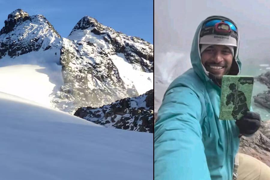 Rock Climber from West Bengal touches 'Chander Pahar' inspired by the famouse novel by Bibhutibhusan Bandyopadhyay
