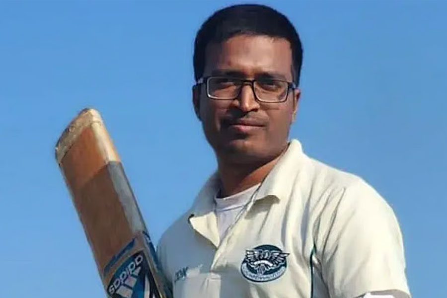 Two hat-tricks in one innings! A unique example of an Indian-origin cricketer Kishore Kumar Sadhak