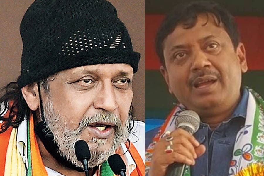 TMC MP Partha Bhowmick attacks Mithun Chakraborty saying that he is not mentally Bengali but only in surname