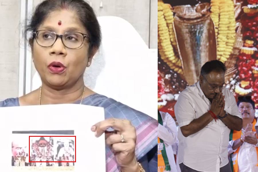 PM Modi's pic with goddess Kali, TMC lashes out at BJP