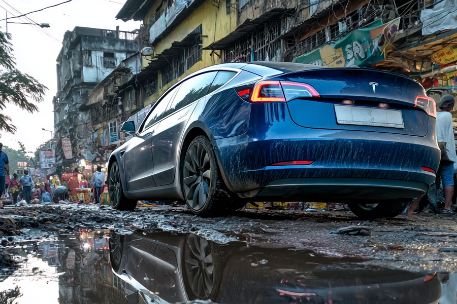Tesla Faces Rough Ride Online As Indians React To Pricing and Road Conditions