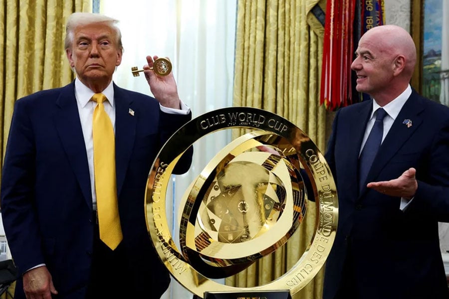 Donald Trump said soccer could be renamed to football and the Real trophy is in his office