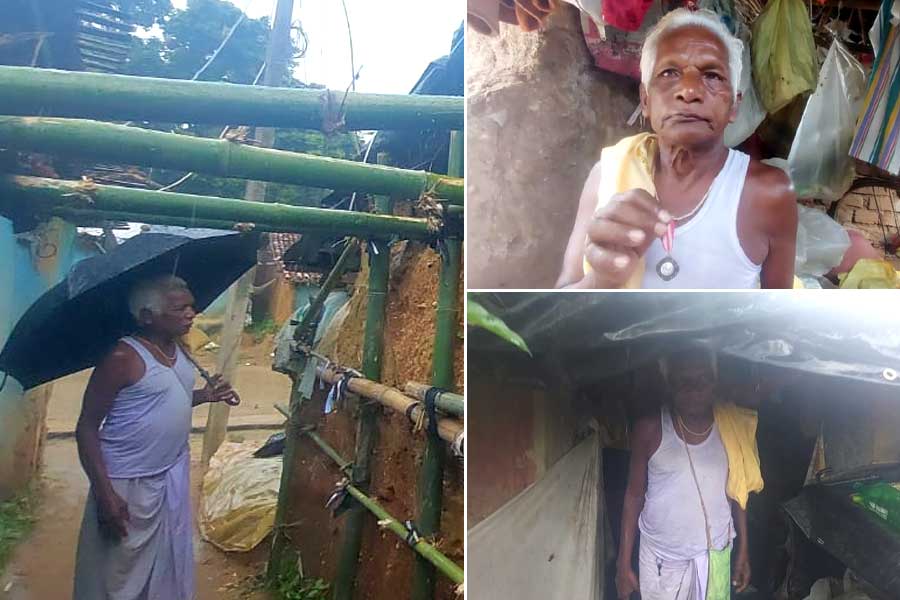 Padmasree awardee old Dukhu Majhi in Purulia is in distress for not having proper shelter home