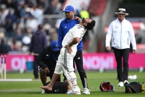 Rishabh Pant injured again, left field in Manchester