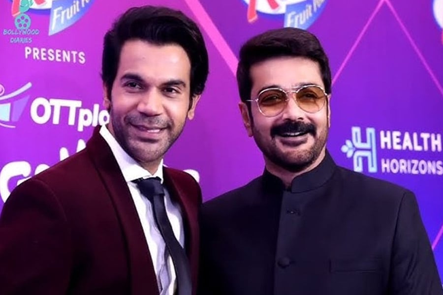 Rajkummar Rao, Prosenjit Chatterjee's Fun banter at Maalik trailer launch
