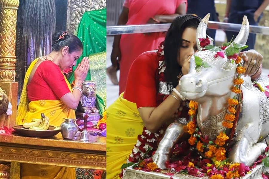 Rupali Ganguly Observes Sawan Somwar With Temple Visit