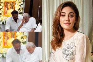 Shefali Jariwala’s Father Weeps At Prayer Meet, Parag Tyagi Consoles