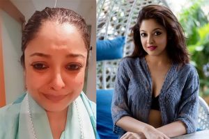 Tanushree Dutta breaks down in tears while sharing her tough situtaion