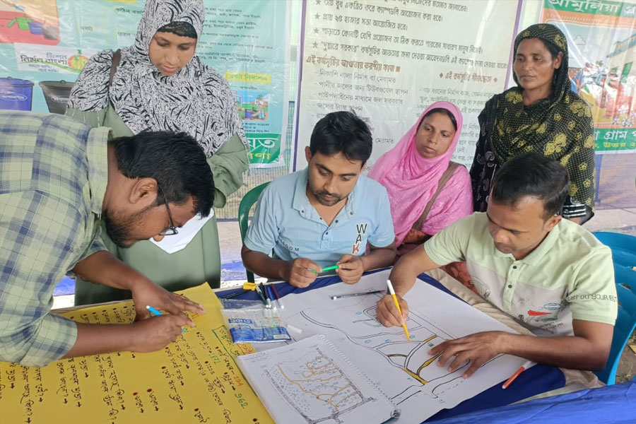 First time in North 24 Parganas, resident prepared chart and map in Deganga