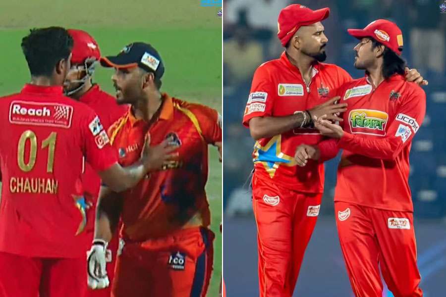 Nitish Rana, Digvesh Rathi's heated face off in Delhi Premier League and slapped with huge fine