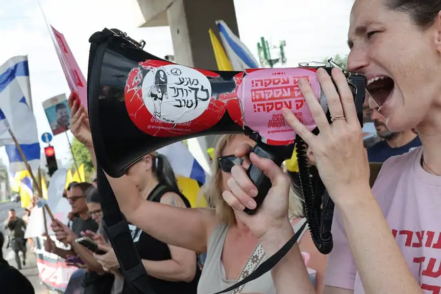 Protesters in Israel demand hostage release, end to Gaza war
