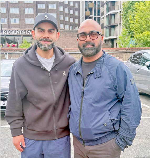 Virat Kohli was recently seen in London with a casual attire and undyed beard