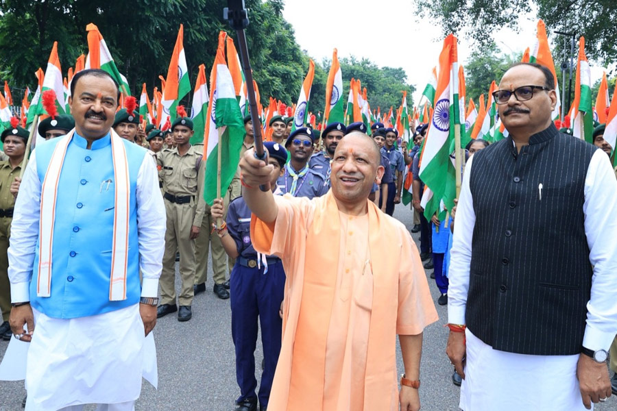 Yogi Adityanath launched the ‘Har Ghar Tiranga’ campaign